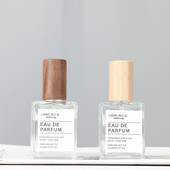 胡桃木15ml香水瓶玻璃管木盖磨砂喷雾香水分装 瓶化妆水补水喷雾瓶