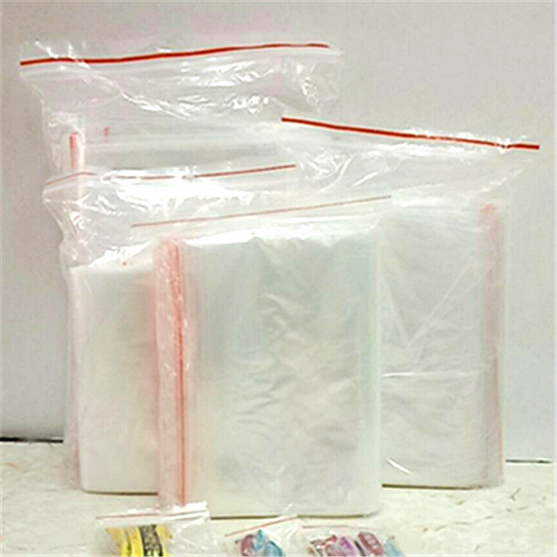 a4大自封袋透明塑料袋食品保鲜收纳包装袋子10号24*36*9丝100个