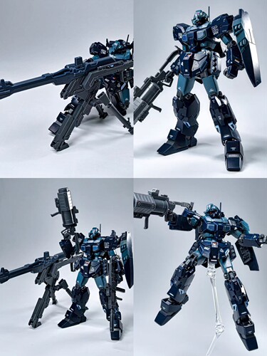 爆爆模型 杰斯塔 RGM-96Xs BC班, J4 拼装模型 送特效件机器人