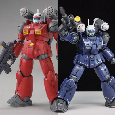 国产拼装HG 1/144钢加农 镭射大炮 库库鲁斯 多安的小岛拼装模型