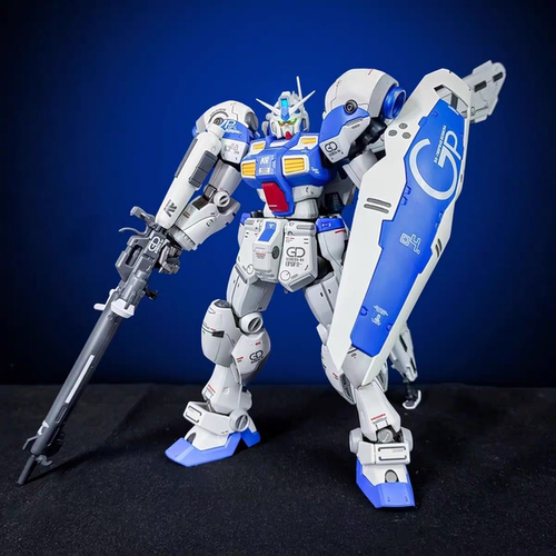 豆豆RE GP04G 003RX-78 4号机1/100机甲拼装模型手办机器人