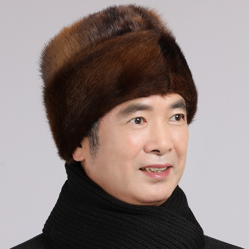 中老年人男士保暖帽冬天老人爷爷帽子