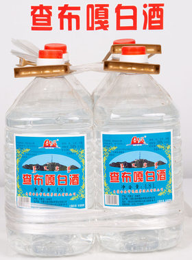 [桶装白酒]查布嘎白酒清香型50度桶装天山原浆内蒙特产4桶4.8L/2L