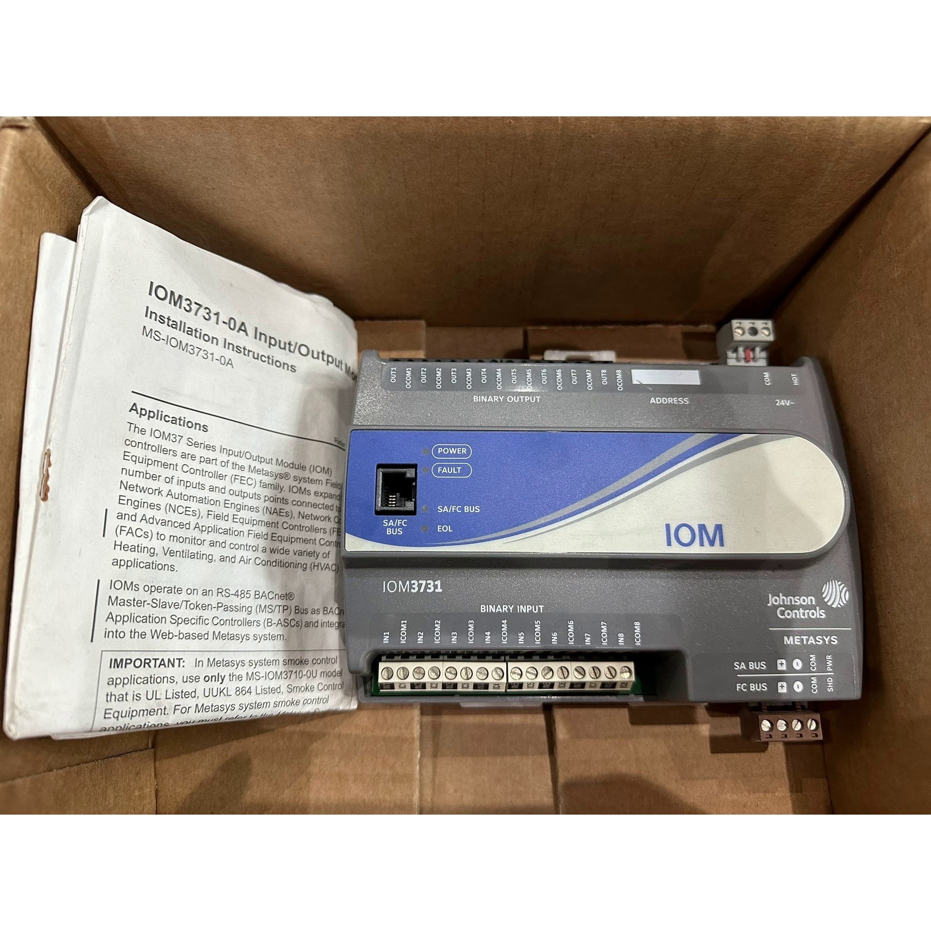 全新江森模块IMO3731-0A拍前议价