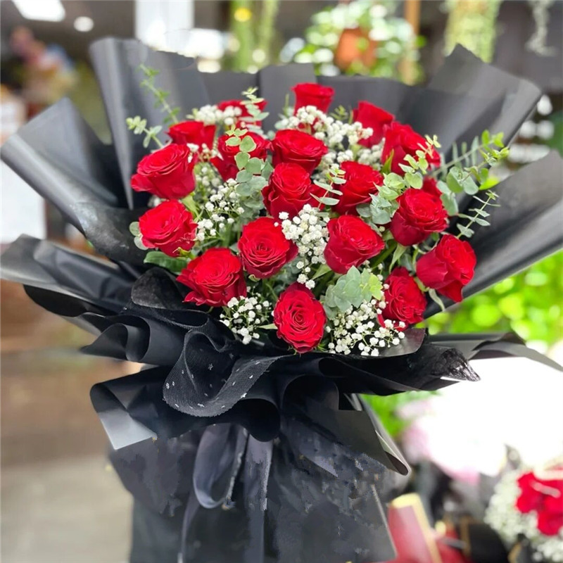 七夕情人节红玫瑰花束送女友鲜花同城速递陕西咸阳市秦都区杨陵区
