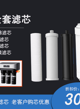 容声纯水机RO301-5滤芯PP棉GAC滤芯CTO滤芯RO膜滤芯换芯