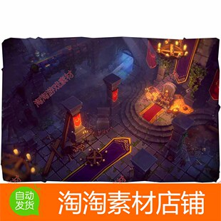 Unity FANTASTIC-Dungeon Pack 1.2 卡通幻想地下城地牢场景模型