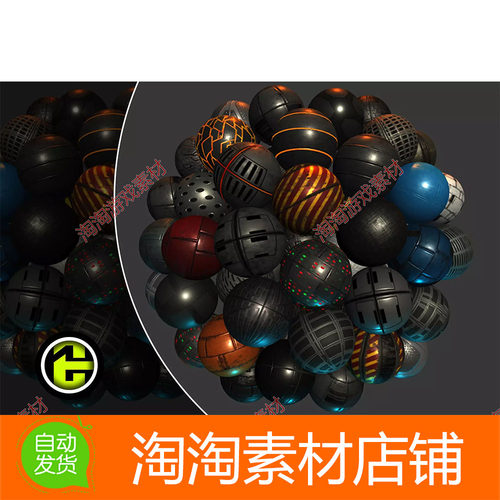 Unity3d Ultimate Sci-Fi Panel Materials 1.0 终极科幻面板材质