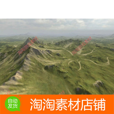 Unity3d Terrain Water Erosion 3.0 水蚀地形工具