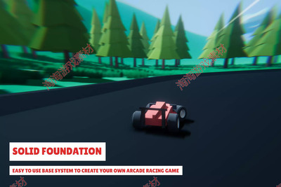 Unity3d Arcade Racing Kit 1.3 赛车游戏开发模板