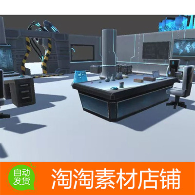 Unity3d Top-Down Post Apocalyptic Props 1.0 科幻军事基地道具