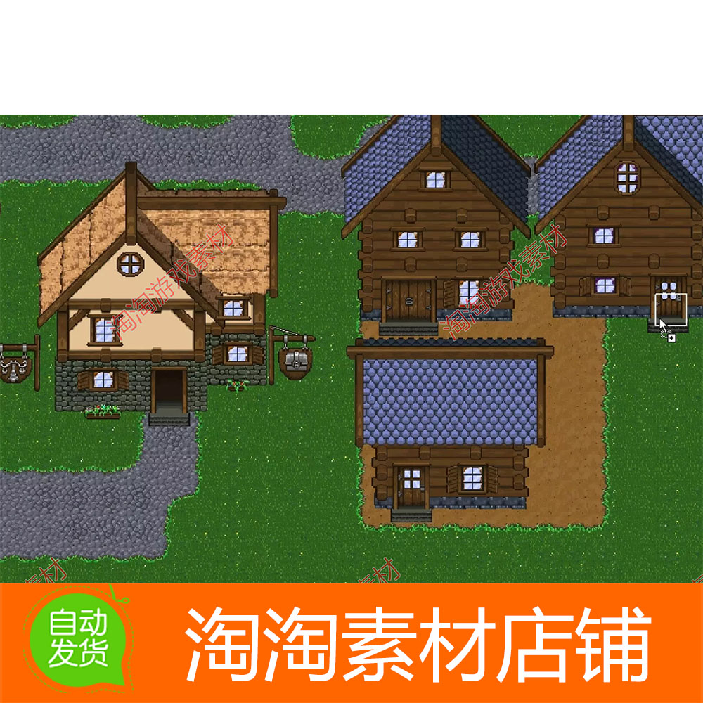 Unity 2D Modular House V1 v1.0 2D模块化房屋