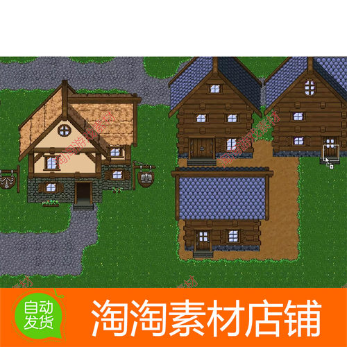 Unity 2D Modular House V1 v1.0 2D模块化房屋