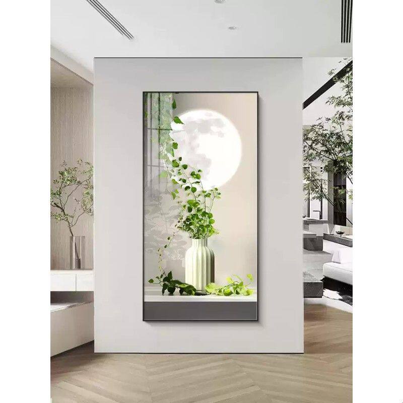 绿植入户玄关装饰画北欧小清新现代简约客厅走廊过道壁画楼梯挂画