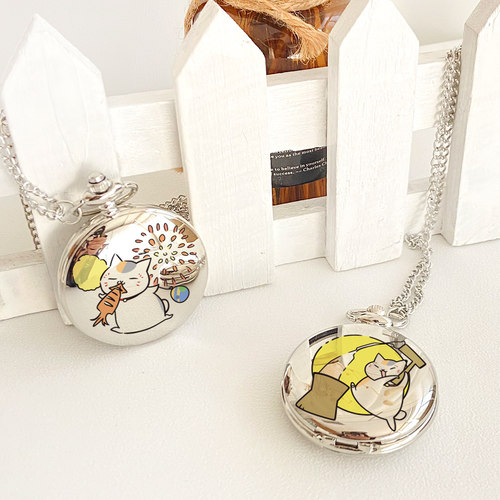 漫能夏目友人帐怀表猫咪老师可爱二次元手表挂件饰品动漫周边礼物