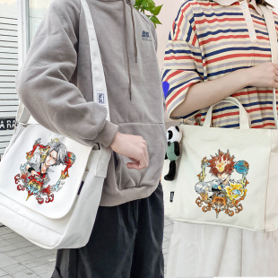 漫能家庭教师帆布包单肩包男女斜挎包彭格列泽田纲吉二次元 周边