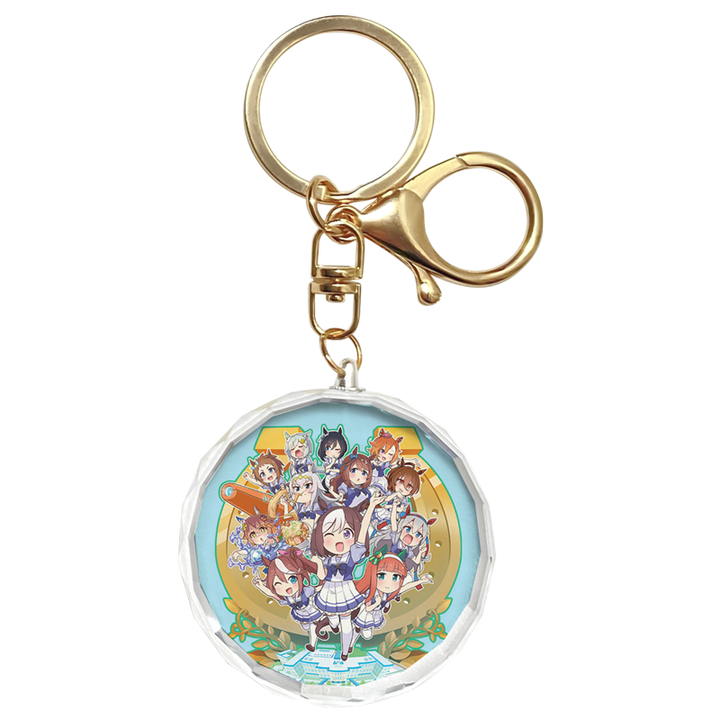漫能赛马娘水晶挂件二次元小栗帽可爱钥匙扣个性日本动漫周边礼物
