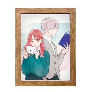 漫能指尖相触，恋恋不舍灯光画日系摆件小夜灯相框二次元卡通周边