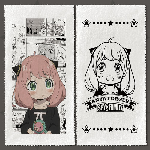 漫能间谍过家家毛巾个性周边