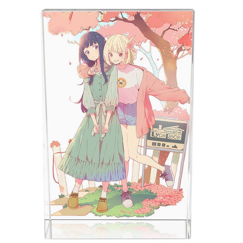 漫能lycoris recoil水晶摆件莉可丽丝锦木千束二次元日本动漫周边