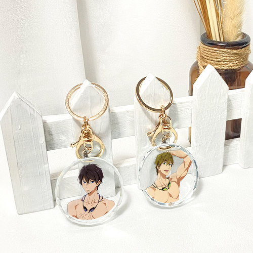 漫能日本free!水晶挂件