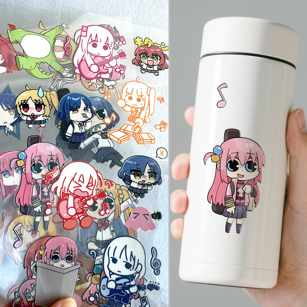 漫能孤独摇滚浮雕贴纸后藤独虹夏山田凉喜多玻璃陶瓷金属塑料可用,模玩/动漫/周边/娃圈三坑/桌游,动漫水杯/居家/百货,淘宝优惠券,粉丝福利购,淘宝优惠卷