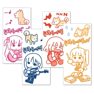 漫能孤独摇滚diy防水贴纸墙贴行李箱车贴个性贴图海报二次元周边