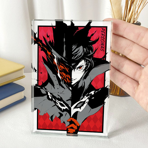 漫能p5女神异闻录5水晶立牌水晶砖动漫周边二次元礼物