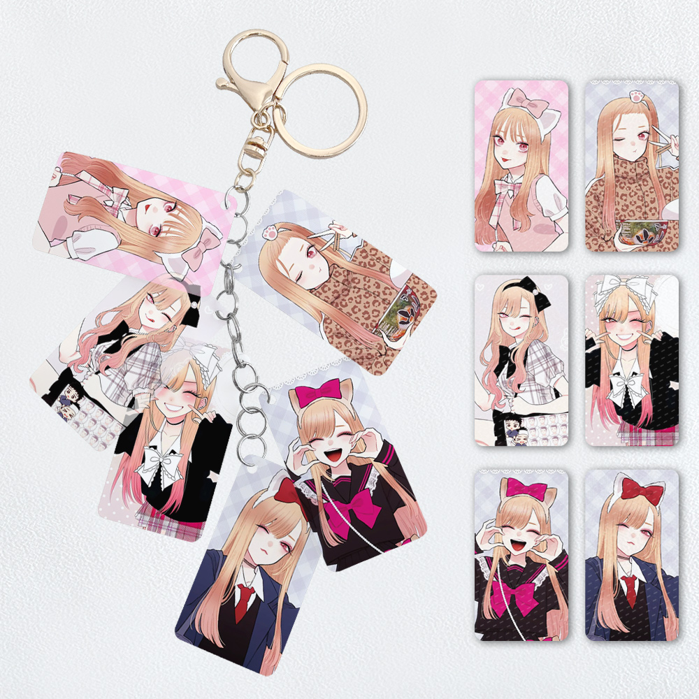 漫能更衣人偶坠入爱河串卡挂件喜多川海梦个性钥匙扣手机链卡片
