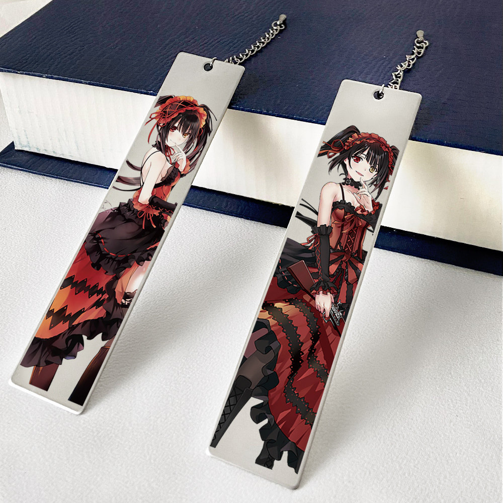 漫能约会大作战金属书签时崎狂三挂件个性卡通二次元动漫周边礼物