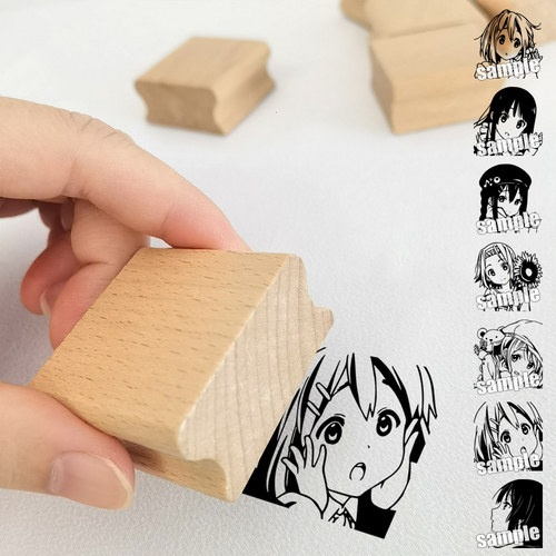 漫能轻音少女印章实木秋山澪中野梓平泽唯动漫周边二次元收藏礼物