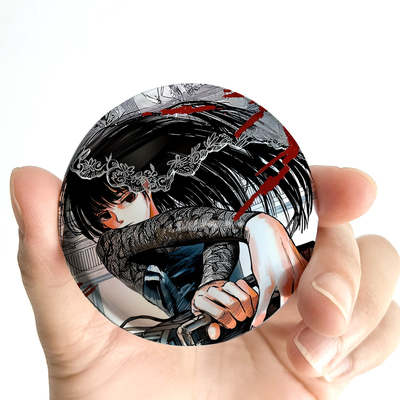 漫能SAKAMOTO DAYS 坂本日常吧唧银色金属徽章动漫周边二次元礼品