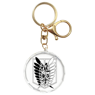 漫能进击的巨人利威尔兵长水晶挂件钥匙扣个性日系二次元动漫周边