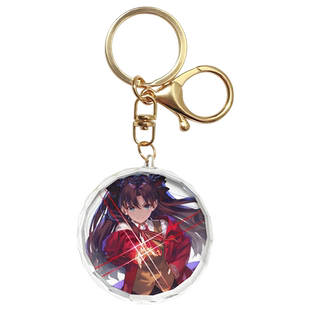 漫能fate水晶挂件贞德saber远坂凛二次元日本动漫周边个性钥匙扣