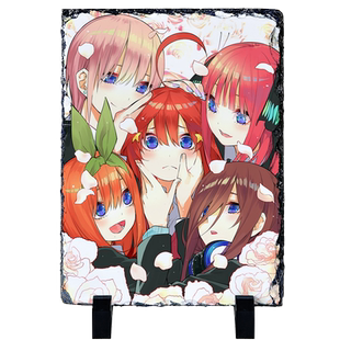 漫能五等分的花嫁石板画高清桌面摆件动漫周边图案装饰画二次元