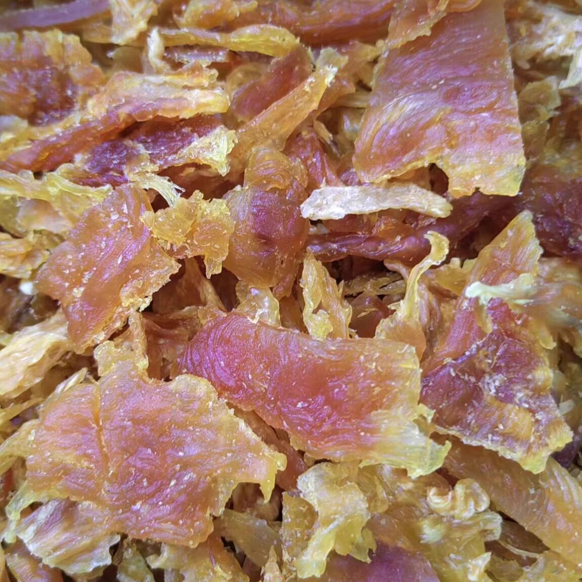 宠物狗零食出口加工产生的边角料鸡肉鸭肉碎条碎块一公斤