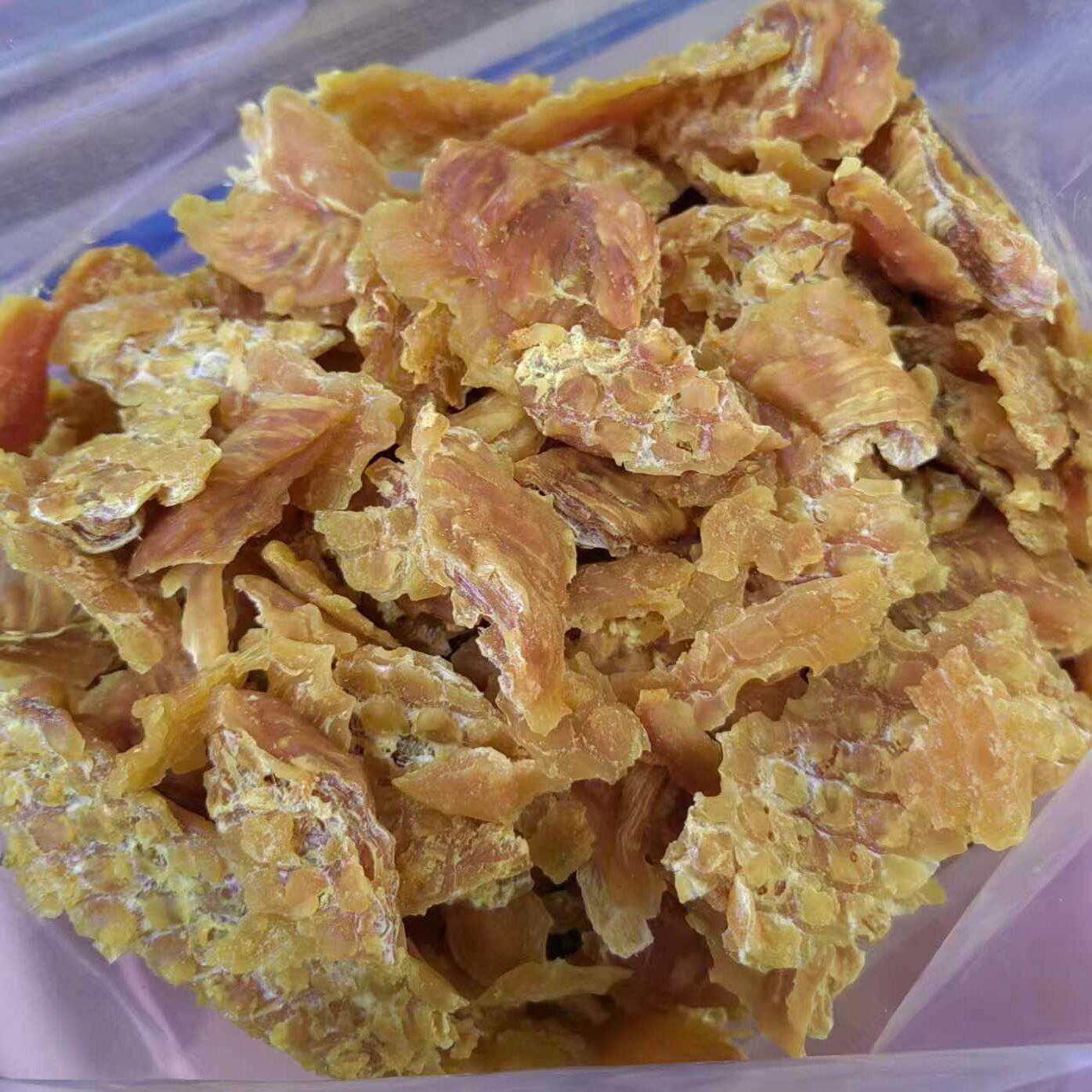 出口加工产生的断片碎块宠物狗零食鸡肉块鸭肉块一公斤一包
