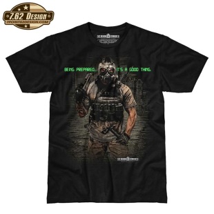 军迷纯棉短袖 Design 7.62 时刻准备 新款 T恤 战甲精品