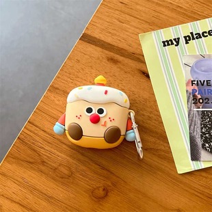 趣味蜡烛蛋糕适用iQOOTWSair2耳机套vivoTws3e保护壳vivoTWS4硅胶A3小众可爱3Pro卡通软盒1i防摔tws4男女款