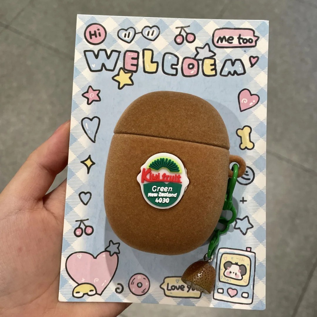 趣味仿真猕猴桃耳机壳