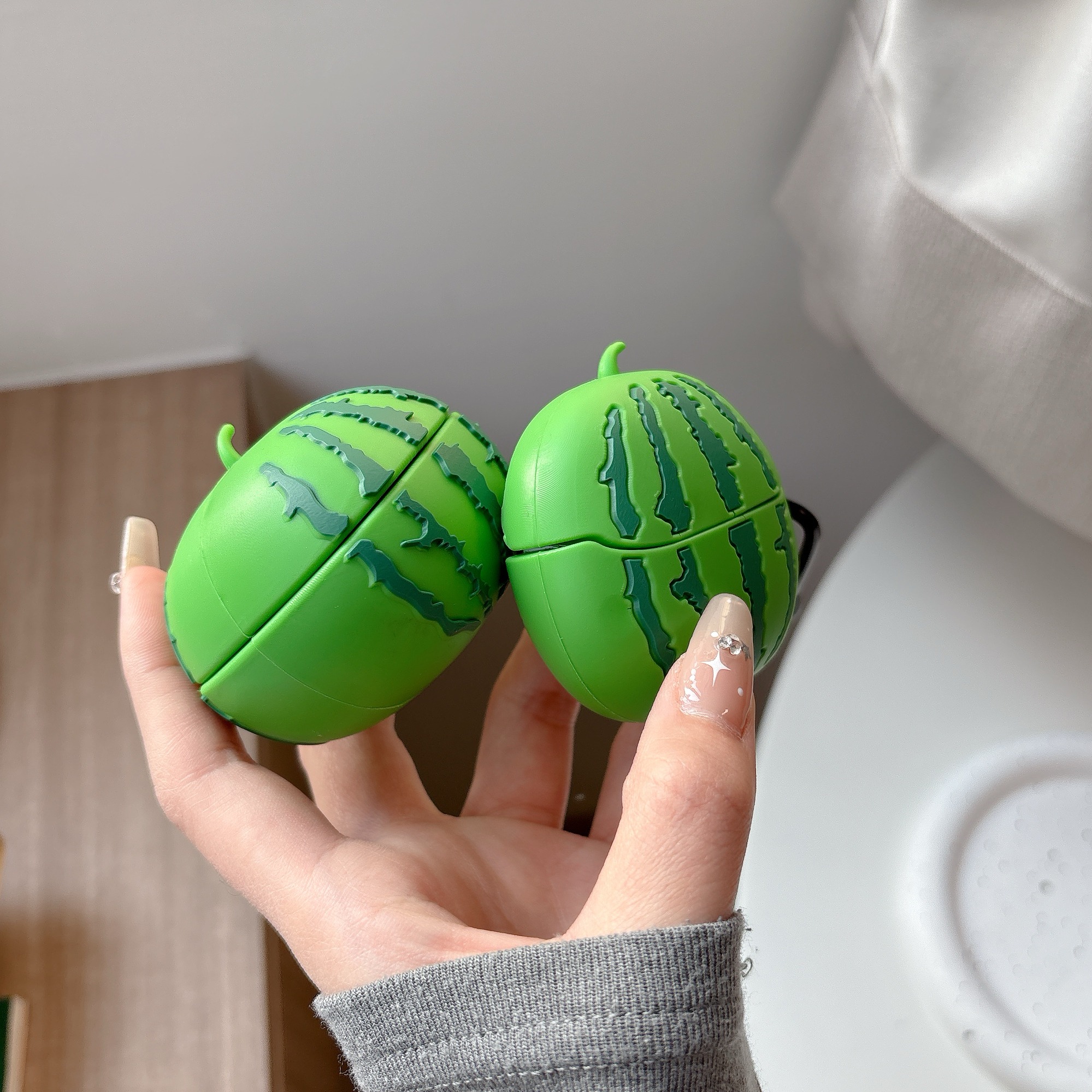 可爱迷你小西瓜适用三星耳机壳