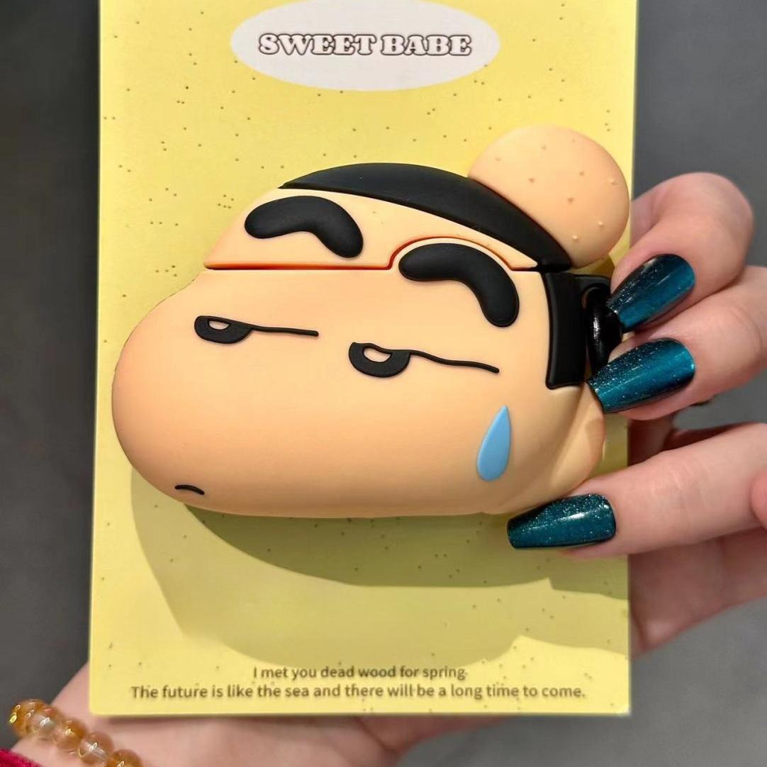 vivo趣味搞怪蜡笔耳机壳