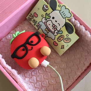 Fi保护套vivotws4小众可爱tws2E硅胶防摔tws1软盒X1男女款 tws4 卡通简约眼镜番茄适用tws3pro耳机壳vivo