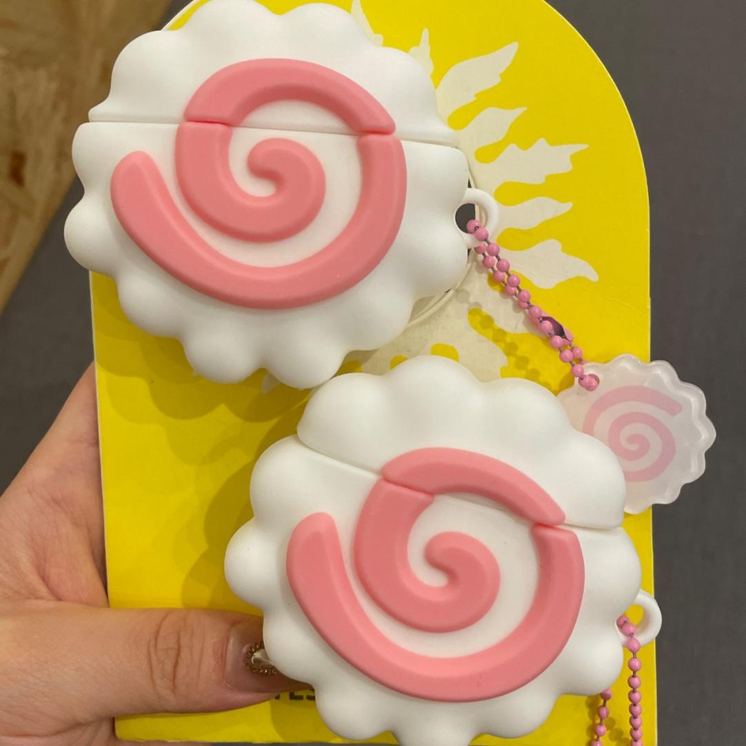 可爱卷卷鱼板适用vivotWS3e耳机