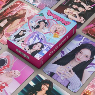 现货55张aespa自制小卡LOMO卡WINTER NINGNING自印周边小卡明信片