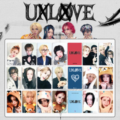 XLOV《UXLXVE》专辑卡 明信片 签售卡 特典卡 cp卡 kpop周边自制
