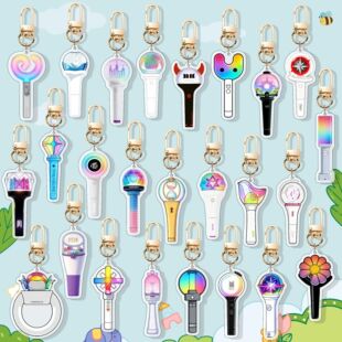 straykids 防弹 粉墨 ateez 宝怪 亚克力钥匙扣 应援棒挂件自制