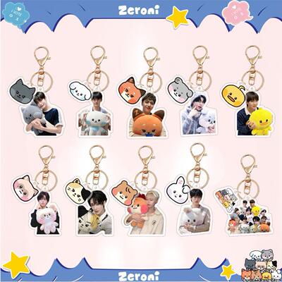 ZB1新款卡通亚克力钥匙扣挂件