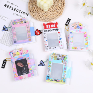 seven 宝怪 Stray Kids 卡通动物 卡套 钥匙链卡册 周边同款自制