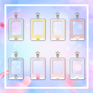 新款straykids 亚克力钥匙扣 skzoo系列相框钥匙扣 卡套明星自制